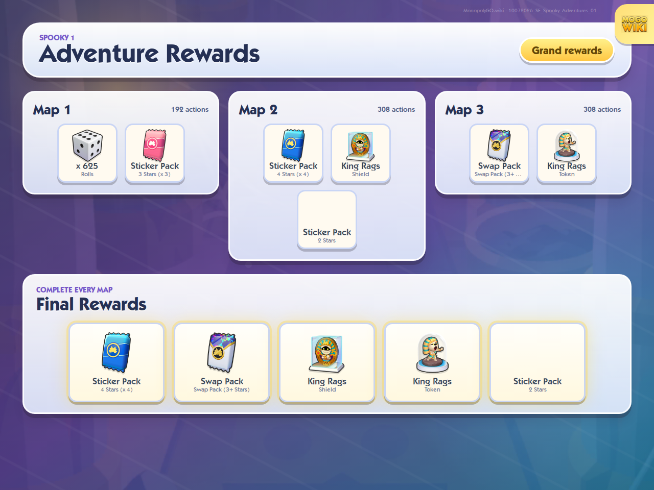 Spooky 1 map and final rewards