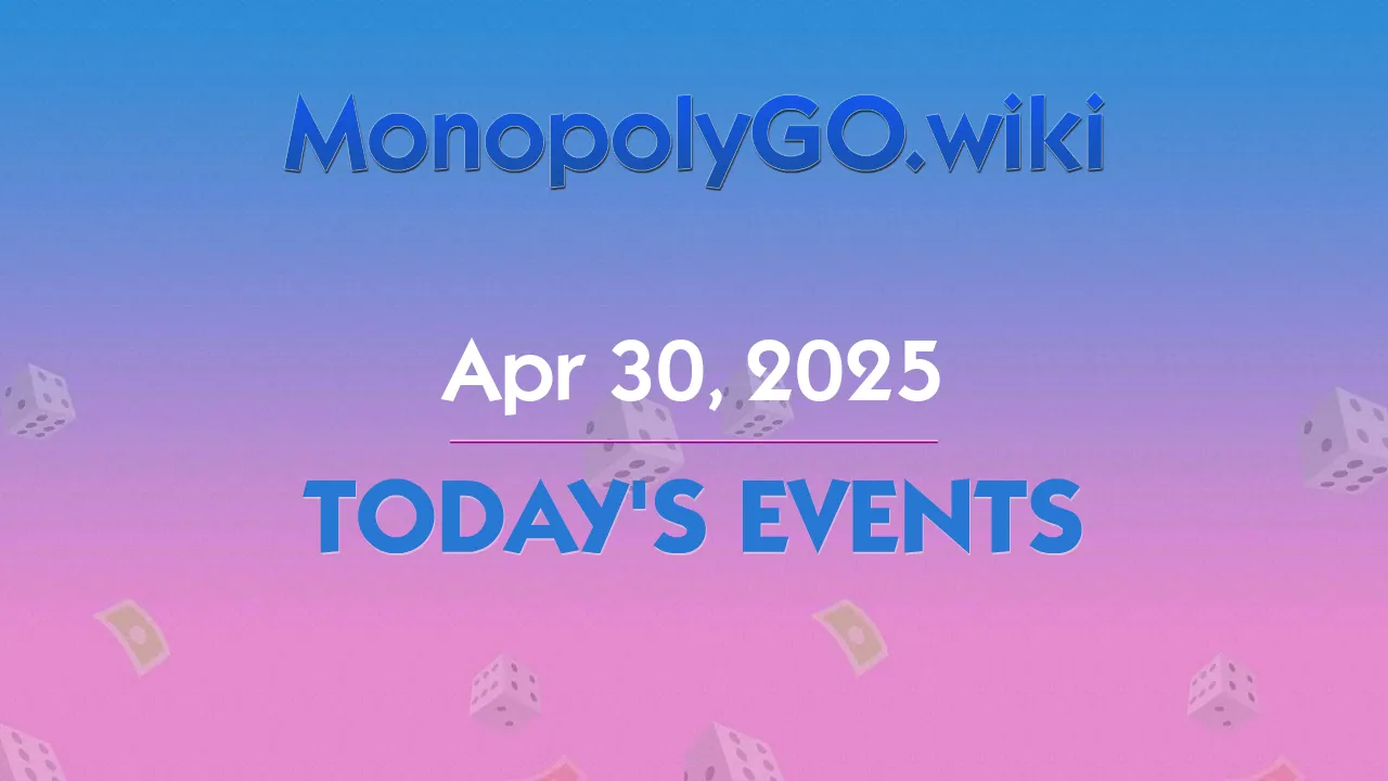 Today's Events (Apr 30, 2025) - Golden Blitz
