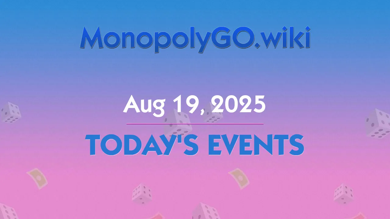 Today's Events (Aug 19, 2025) - Golden Blitz