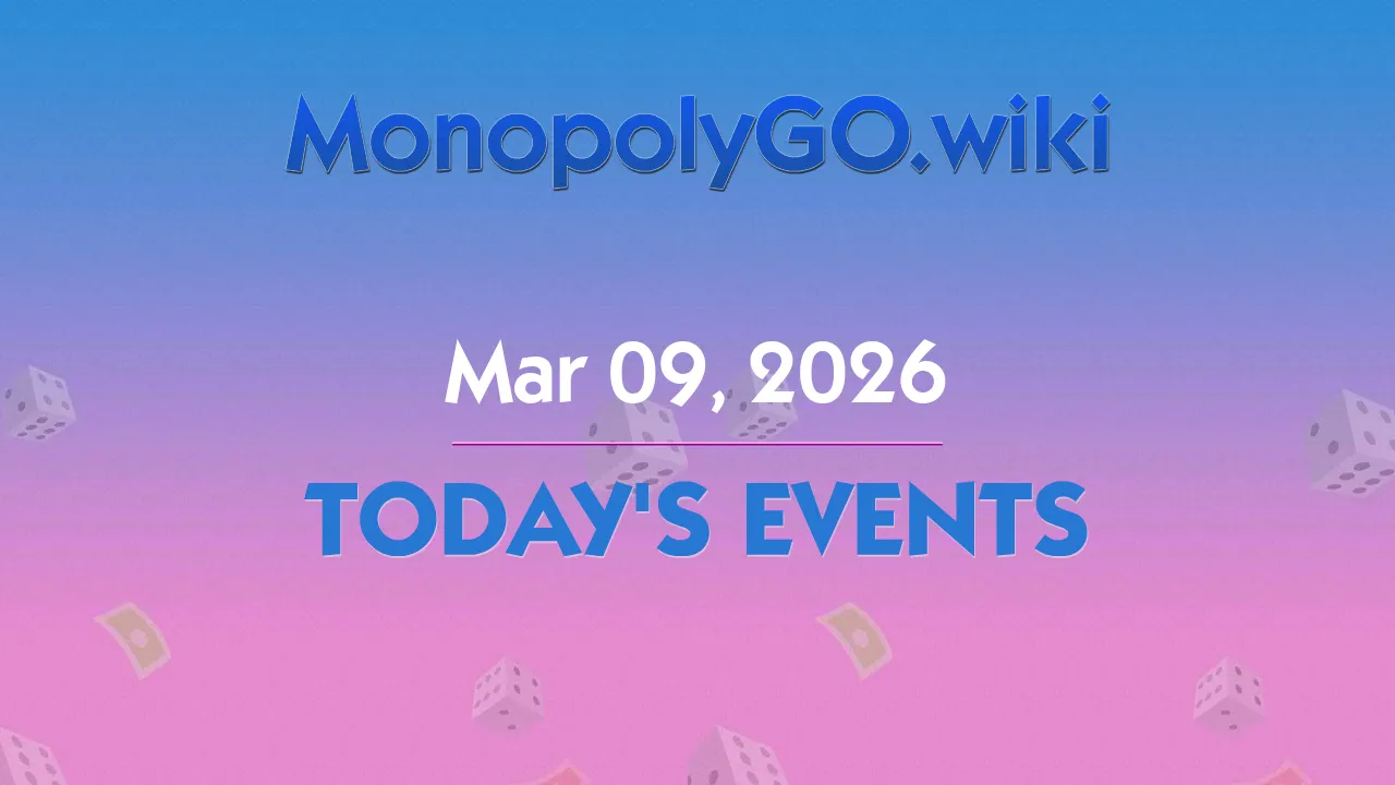 Today's Events (Mar 09, 2026) - Cash Drop